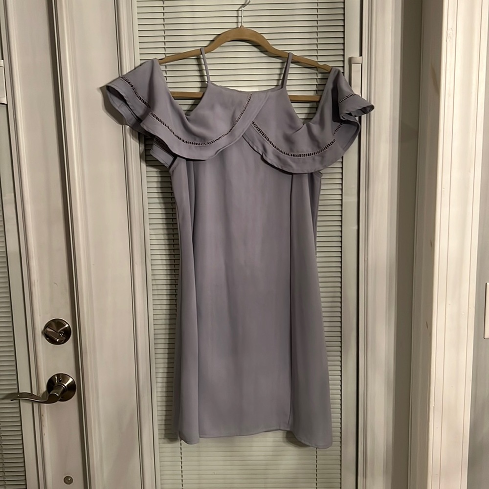 Blue gray Dress